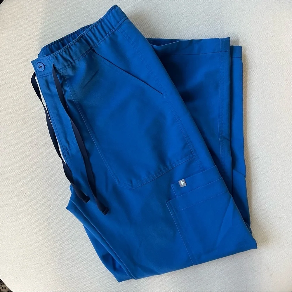 Figs Cairo Cargo Scrub Pants Men’s S Blue TM3001 Technical Collection